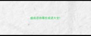 盛成语有哪些成语大全