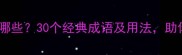 两开头的成语有哪些30个经典成语及用法助你秒变语言高手