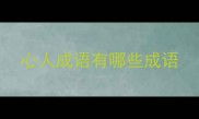 心人成语有哪些成语