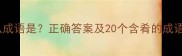 常见错误肴什么成语是正确答案及20个含肴的成语附用法指南