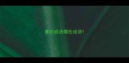 重的成语哪些成语