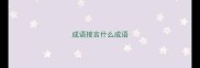 成语接言什么成语