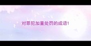 对罪犯加重处罚的成语