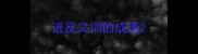近反义词的成语