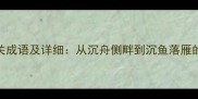 50个沉相关成语及详细从沉舟侧畔到沉鱼落雁的智慧密码