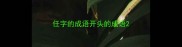 任字的成语开头的成语