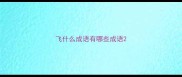 飞什么成语有哪些成语