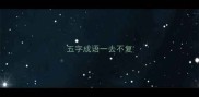 五字成语一去不复