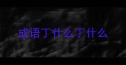 成语丁什么丁什么