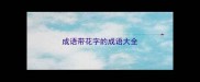成语带花字的成语大全