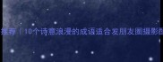夕阳西下成语推荐10个诗意浪漫的成语适合发朋友圈摄影配文写作灵感