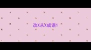 改X从X成语