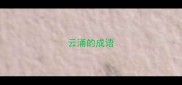 云涌的成语