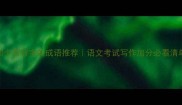 10个带背字的成语推荐语文考试写作加分必看清单
