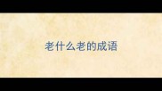 老什么老的成语