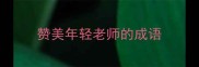 赞美年轻老师的成语
