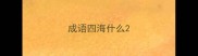 成语四海什么