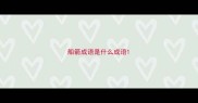 船箭成语是什么成语