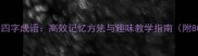 小学一年级必学四字成语高效记忆方法与趣味教学指南附80个精选成语