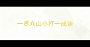 一览众山小打一成语