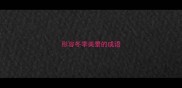 形容冬季美景的成语