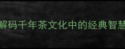 茶道成语解码千年茶文化中的经典智慧与行为哲学