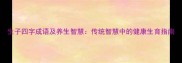 生子四字成语及养生智慧传统智慧中的健康生育指南