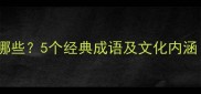 带岛成语有哪些5个经典成语及文化内涵附例句