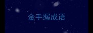 金手握成语