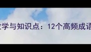 核舟记中的成语教学与知识点12个高频成语精讲及课堂应用
