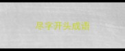 尽字开头成语