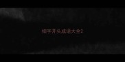 细字开头成语大全