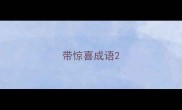带惊喜成语