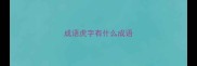 成语虎字有什么成语