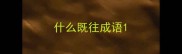 什么既往成语