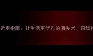 10个无痕成语巧妙运用指南让生活更优雅的消失术职场社交沟通场景全攻略