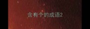 含有个的成语