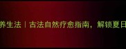 蝉鸣高树养生法古法自然疗愈指南解锁夏日清凉秘籍