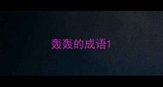 轰轰的成语