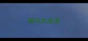 随风的成语