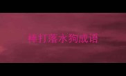 棒打落水狗成语