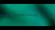 爱屋及乌是什么意思成语爱屋及乌的出处用法例句及近义词全