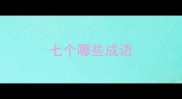 七个哪些成语