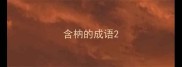 含枘的成语
