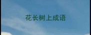 花长树上成语
