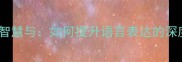 四字成语的智慧与如何提升语言表达的深度与感染力