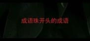 成语珠开头的成语