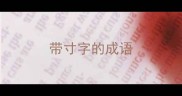带寸字的成语