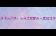 50个关于风的成语及详细从自然意象到人生哲理的中文文化密码