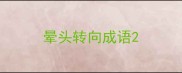 晕头转向成语